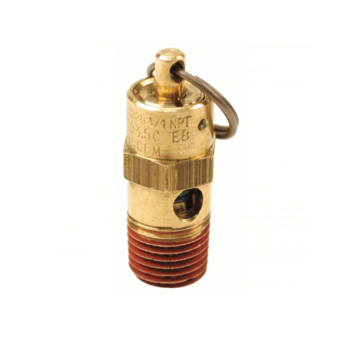 Safety Valves: 75 to 250 PSI 1/4" NPT